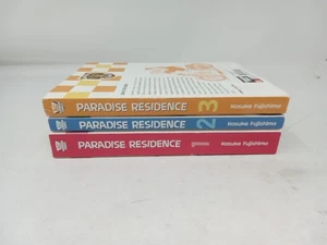 Paradise Residence Complete Manga Lot English Volumes 1-3 Kosuke Fujishima - Picture 1 of 11