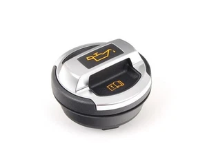 Audi Oil Cap Aluminum Genuine 420103485B - Picture 1 of 5