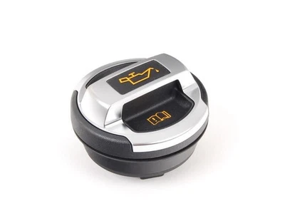 Audi Oil Cap Aluminum Genuine 420103485B - Image 1 of 4