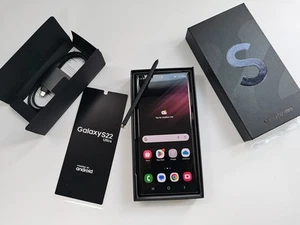 Samsung Galaxy S22 Ultra 5G Factory Unlocked SM-S908U1 Good Condition 12+256GB - Picture 1 of 16