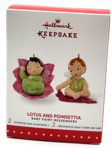 2015 Hallmark Ornament Lotus und Weihnachtsstern 1. in Baby Fairy Messengers Serie - Bild 1 von 3