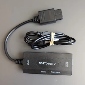 N64 To HDMI Converter Adapter HD Cable For Nintendo Gamecube NES SNES N64 Series - Picture 1 of 5