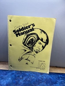 Vintage Soldiers Manual Cavalry Scout August 1982 FM 17-19 1/2 - Imagen 1 de 9