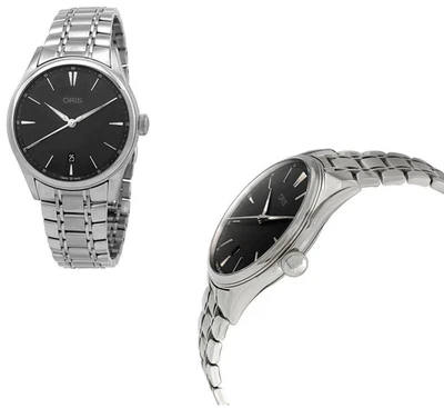 Oris Culture Swiss Automatic Men's Watch Gray Dial Date Window Sapphire Glass - Image 1 of 4