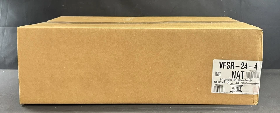 Empire VFSR-24-4 NAT Quemador de Esmalte de Pendiente Libre de Ventilación Control Remoto Listo Piloto de Pie  Foto 1 de 4
