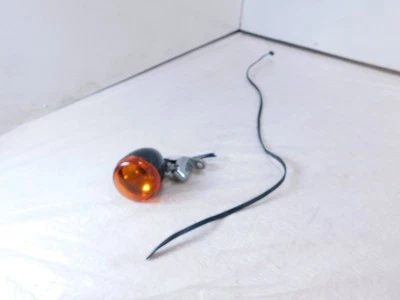 Harley Davidson Softail Low Rider & Street Bob Black Front Turn Signal Indicator - Imagem 1 de 4