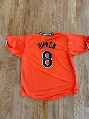 Camiseta autografiada firmada por Cal Ripken Jr. Orioles con certificado de autenticidad Steiner Foto 1 de 4