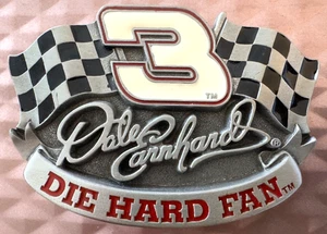 Dale Earnhardt Sr #3 Hebilla de Cinturón Edición Limitada #6203 Die Hard Fan Peltre 1997 - Imagen 1 de 5