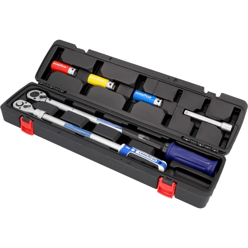 GOODYEAR Radwechsel-Set 6 tlg. Drehmomentschlüssel Umschaltknarre Steckschlüssel - Bild 1 von 4