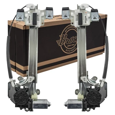 Window Regulator w/ Motor For 2000-2005 LeSabre Rear Set 15231244 GM1551106 - Image 1 of 3