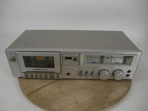 Vintage Technics RS-M205 Cassette Tape Deck Japón Plateado Dolby VU Meters Audio - Imagen 1 de 7