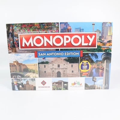 MONOPOLY SAN ANTONIO EDITION by Hasbro 2021 (8yrs+) ~ NEW & SEALED - UK Seller! - Image 1 of 4