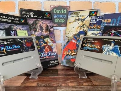 Nintendo SFC SNES Fire Emblem Genealogy of The Holy War + Mystery of The Emblem - Image 1 of 4