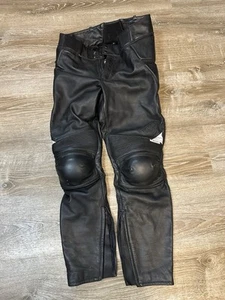 First Gear Flight Line "ZIPS Integ System" Leather Padded Motocycle Pants 36!! - Picture 1 of 9