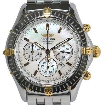 BREITLING Shadow Flyback Chronograph B35312 Automatic Shell Dial Bracelet Men's - Image 1 of 4
