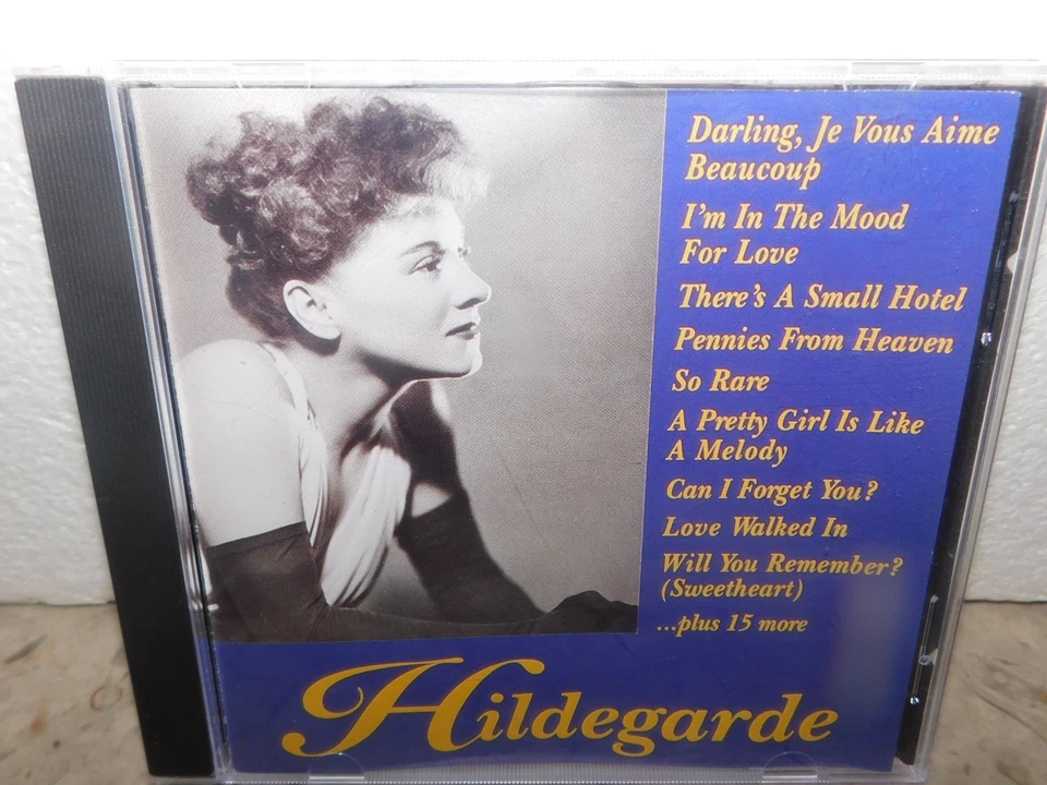 Hildegarde- Hildegarde S/T- Music & Memories 1993- Cabaret- Pop Vocal- Comp- CD - Imagem 1 de 1