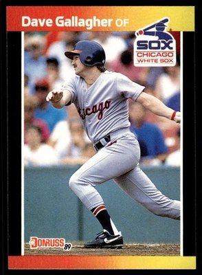 1989 Donruss Dave Gallagher Chicago White Sox #384 18300 - Image 1 of 2
