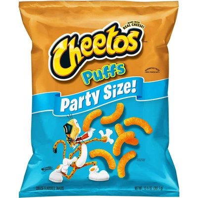 Cheetos Puffs Queso Sabor Fiesta Tamaño Snack Chips, Bolsa 13.5 Onzas Envío Gratis Foto 1 de 3