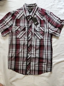 Urban Pipeline Easy-Care Flannel Button Down Shirt Men's Small - Picture 1 of 12