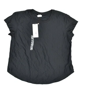 CALIA Renew Tee Women's Performance Top Black Short Sleeve Breathable Size L - Picture 1 of 8