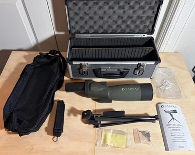 Оптический прицел BARKA 20-60X60 + штатив, жесткий и мягкий чехол, ключи, руководство отличное состояние - Изображение 1 из 4