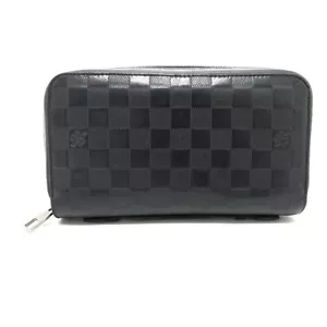 LOUIS VUITTON N61254 Damier Infini Zippy XL Zip Around Long Wallet Black - Bild 1 von 12