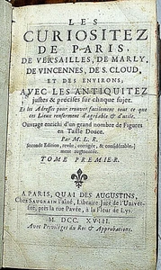 PARIS/CURIOSITEZ DE VERSAILLES,MARLY,ST CLOUD../M.L.R/A PARIS/1718/2 FLIGHTS/T RARE - Bild 1 von 4
