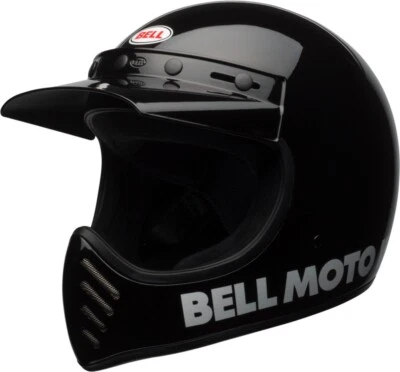Casque BELL Moto-3 Classic Noir brillant - Photo 1/4