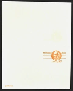 1978 US Sc. #UY30 mint 10 cent postal reply card, unfolded, very good shape - Picture 1 of 1