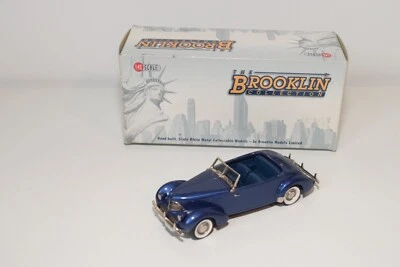A44 1:43 BROOKLIN BRK4 1940 GRAHAM HOLLYWOOD CONVERTIBILE FACTORY SPECIAL 1/750 - Immagine 1 di 4