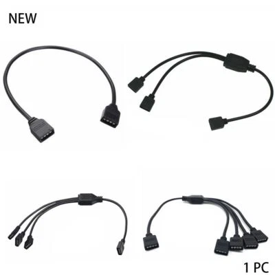 3528 5050 Light Strip LED Splitter Connector Plug 4Pin RGB Cable Wire Aadapter - Image 1 of 4