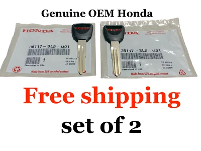 Подлинный OEM Acura мастер ключ пустой для Integra CL TL 2шт SL5 новый X2 - Изображение 1 из 4