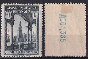 Cabo Juby 1926 Edifil 48 Exp. Sevilla architecture MH - Picture 1 of 1