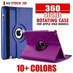 iPad Case 10th 9th 8th 7th 6th 5th Gen Air Mini A17 A16 Shockproof Cover Leather - Picture 1 of 44