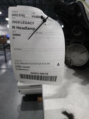Conjunto de faros derechos usados se adapta a: Subaru Legacy 2010 grado derecho A Foto 1 de 4