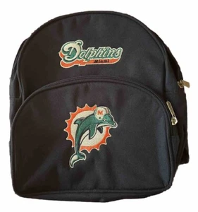 Miami Dolphins NFL Mini Zaino Blu Navy Logo Ricamato Borsa Regolabile Nuovo senza etichette - Foto 1 di 8