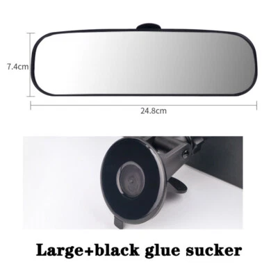 Espejo retrovisor interior coche 1 pieza ventosa ancha ajustable Foto 1 de 4