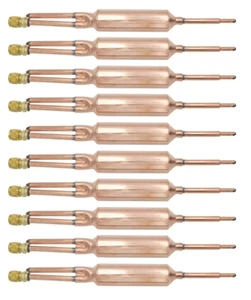 10PC Filter Drier With Charging Valve for Refrigerant Liquid, 1/4 X 1/4  25 gram - Picture 1 of 5