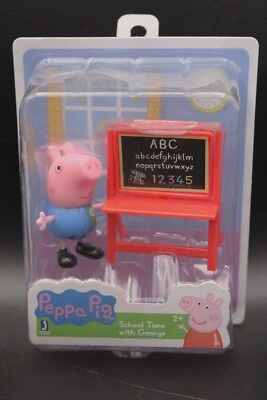 Peppa Pig Friends And Fun School Time With George 2,5 pulgadas mini figura Jazwares Foto 1 de 4