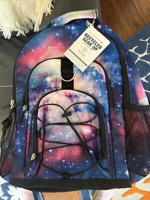 school Pottery barn LARGE BACKPACK Disney Galaxy Supernova space star wars boy . - Image 1 of 4