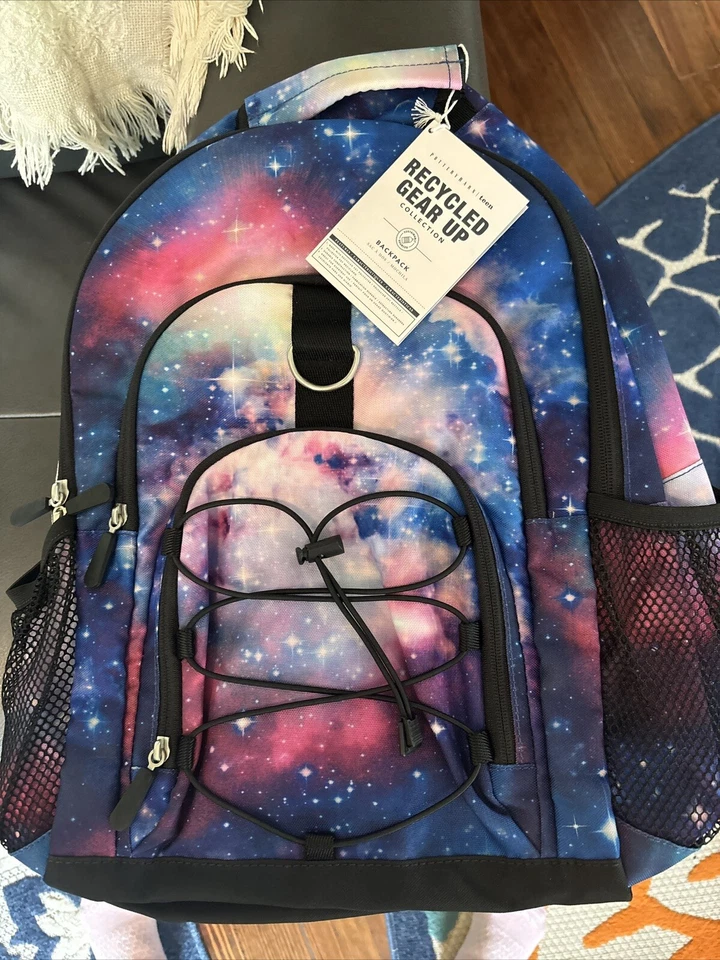 school Pottery barn LARGE BACKPACK Disney Supernova star wars Travel Bag space . - Image 1 of 4