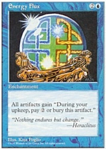 Energy Flux ~ Lightly Played 5th Edition Fifth MTG Magic UltimateMTG Blue Card - Image 1 of 1