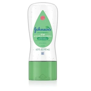 Johnson's Baby Oil Gel with Aloe Vera & Vitamin E, Baby Skin Care, 6.5 oz. - Picture 1 of 11