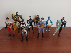 Lotto Batman Animated Series Beyond Super Powers Kenner Mattel 8 Action Figure - Imagen 1 de 2