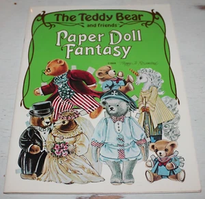 Teddy Bear and Friends Paper Doll Fantasy 1984 Uncut Vintage Book - Picture 1 of 7