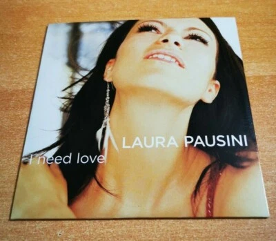 LAURA PAUSINI I need love RARE GERMANY PROMO CD SINGLE UNIQUE COVER CARD SLEEVE - Image 1 of 2