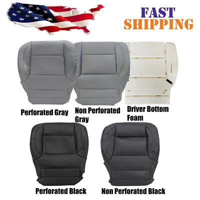 For 2014-2019 Chevy Silverado SLT SLE Driver Bottom Leather Seat Cover / Foam - Image 1 of 2