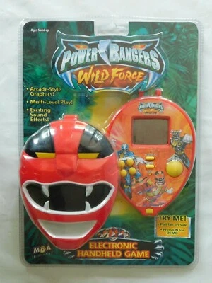 Juego portátil electrónico vintage Power Rangers Wild Force 2002 sellado de fábrica  Foto 1 de 4