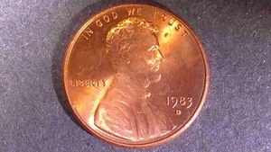 1983 D Lincoln penny **DDO** **DDR** - Picture 1 of 12
