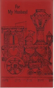 For My Husband, American Greetings Valentines Day Greeting Card Used Locomotive - Picture 1 of 2